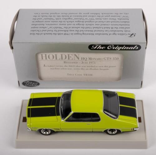 HOLDEN HQ MONARO: A 1:43 scale Holden HQ Monaro GTS350 sedan, finished in barbados green paintwork