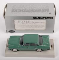 CHRYSLER VALIANT:&nbsp;A 1:43 scale Chrysler R&nbsp;series Valiant, finished green&nbsp;paintwork