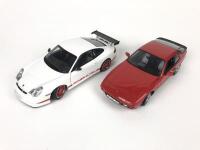 PORSCHE: Pair of 1:18 scale Porsche cars (NB description) - 2