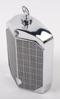 DECANTER: A circa 1970s Mercedes-Benz radiator grille decanter made by Ruddspeed England, height 21.5cm [Location: Melbourne] - 2