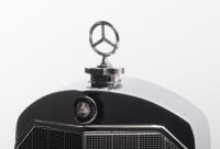 DECANTER: A circa 1970s Mercedes-Benz radiator grille decanter made by Ruddspeed England, height 21.5cm [Location: Melbourne] - 4