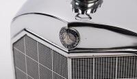 DECANTER: A circa 1970s Mercedes-Benz radiator grille decanter made by Ruddspeed England, height 21.5cm [Location: Melbourne] - 5
