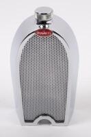 DECANTER: A Bugatti radiator grille decanter, thought to be made by Ruddspeed&nbsp;of England, 19cm high [Location: Melbourne]