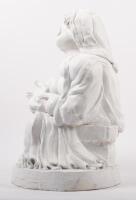 MICHELIN: An excellent Michelin Bibendum&nbsp;clay sculpture by Australian Artist Terry Lawrie&nbsp;featuring Bibendum&nbsp;as a Madonna and Child&nbsp;pose reminiscent of the famous Leonardo Da Vinci sculpture, approx 39cm high [Location: Melbourne] - 5