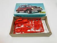 PEUGEOT: A collection of five 1:43 model kits, most still boxed and unmade, including 1:43 1937 402 Andreau by Motorkits, 402 Darl-Mat Roadster by Esdo, 1952 203C Le Mans, 203 Sedan by Heller and 504 Rally by Solido (no box) [Location: Sydney] - 2