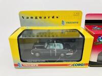 TRIUMPH: Seven die cast models of various scales including Herald, Spitfire & Courier Van, five still in original boxes [Location: Sydney] - 3