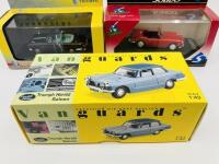 TRIUMPH: Seven die cast models of various scales including Herald, Spitfire & Courier Van, five still in original boxes [Location: Sydney] - 6