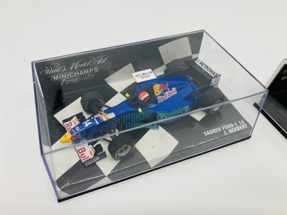 Minichamps 1/18 – F1 Sauber Petronas C18 1999 – Pilote Diniz – Modèle D'exposition