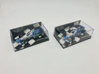 BENETTON-RENAULT: Two Minichamps 1:43 scale models of the Benetton-Renault B196 of Jean Alesi, boxed [Location: Sydney]
