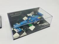 BENETTON-PLAYLIFE: Two Minichamps 1:43 scale models of the Benetton-Playlife B199 of Fisichella & Wurz, boxed [Location: Sydney] - 3