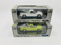 FORD: Two Classic Carlectables 1:43 scale models of the 2002 XR8 Ute in Winter White and a 2003 BA XR8 Ute in Citric Acid, both boxed - 2