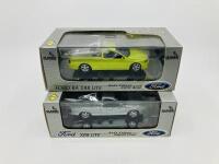 FORD: Two Classic Carlectables 1:43 scale models of the 2002 XR8 Ute in Liquid Silver and a 2003 BA XR8 Ute in Citric Acid, both boxed - 2
