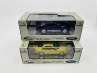 FORD: Two Classic Carlectables 1:43 scale models of the 2003 GT-P Sedan in Phantom & Acid Rush, both boxed - 2
