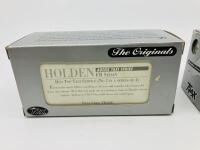 HOLDEN: Three TRAX 1:43 scale models of early Holdens, including FB, FC, and FE - 6
