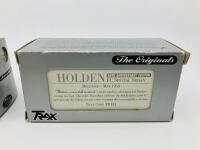 HOLDEN: Three TRAX 1:43 scale models of early Holdens, including FB, FC, and FE - 7