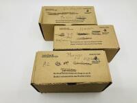 HOLDEN: Three TRAX 1:43 scale models of early Holdens, including FB, FC, and FE - 8