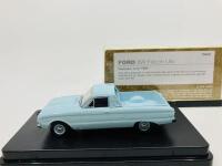 FORD: Two TRAX 1:43 scale models of the XL Falcon Ute in light blue and XW Falcon Ute in light blue - 3