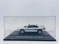 TOYOTA: A 1:43 scale model by Ebbro of the Toyota MR2 SW20 in white white, complete with original packaging [Location: Sydney] - 6