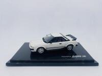 TOYOTA: A 1:43 scale model by Epoch MTECH&nbsp;of the Toyota MR2 AW11 in white, complete with original packaging [Location: Sydney]