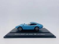 TOYOTA: A 1:43 scale model by Ebbro of the Toyota 2000GT in blue, complete with original packaging [Location: Sydney]