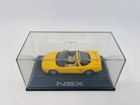 HONDA: A 1:43 scale model by Ebbro of the Honda NSX in yellow, complete with original packaging [Location: Sydney] - 8
