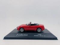 MAZDA: A 1:43 scale model by J-Collection&nbsp;of the Mazda MX5 NB in red, complete with original packaging [Location: Sydney]