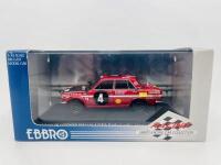 DATSUN: A 1:43 scale model by Ebbro of the Datsun&nbsp;Bluebird&nbsp;in 1970 Safari&nbsp;rally&nbsp;livery, complete with original packaging [Location: Sydney] - 5