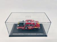 DATSUN: A 1:43 scale model by Ebbro of the Datsun&nbsp;Bluebird&nbsp;in 1970 Safari&nbsp;rally&nbsp;livery, complete with original packaging [Location: Sydney] - 8