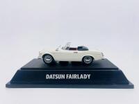 DATSUN: A 1:43 scale model by Ebbro of the Datsun&nbsp;Fairlady 2000&nbsp;in white, complete with original packaging [Location: Sydney]