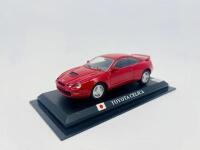 TOYOTA: A 1:43 scale model by Altaya of the Toyota Celica GT-Four&nbsp;in red,&nbsp;item complete with plinth but no case [Location: Sydney] - 2