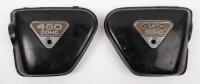 HONDA CB450: A pair of Honda CB450 DOHC side covers&nbsp;[Location: Melbourne]