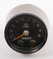 YAMAHA 650 GAUGE: A Yamaha 650 0-10 RPM gauge slight chipping&nbsp;to outer rim&nbsp;[Location: Melbourne]