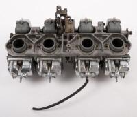 MIKUNI VM29 CARBURETOR: A Mikuni VM29 smoothbore carburetor with a print out 'Tuning Mikiuni VM29 Smoothbore booklet [Location: Melbourne]&nbsp; - 4