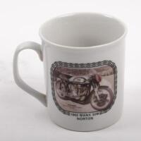 MANX: A 1989 Phillip Island Classic ceramic mug featuring a 1962 Manx 30M Norton by Hose Heritage [Location Cheltenham, VIC] - 3
