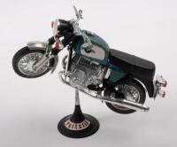 BMW: A Polistil 1:15 scale BMW R75/5 in blue on stand