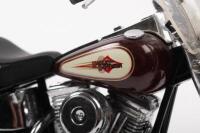 HARLEY DAVIDSON: A 1:10 scale Harley Davidson Heritage Softail motorcycle model by Franklin Mint&nbsp; [Location: Melbourne] - 4