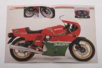 900 REPLICA: A colour fold out 1984 Ducati Mike Hailwood Replica sales brochure, photographs to inner, specifications to rear [Location: Melbourne] - 2