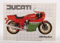 900 REPLICA: A colour&nbsp;single sheet 1981 Ducati Mike Hailwood Replica sales brochure [Location: Melbourne]