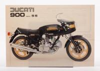 900 SS: A single sheet colour Ducati 900 SS Desmo&nbsp;sales brochure, technical specifications to rear [Location: Melbourne]