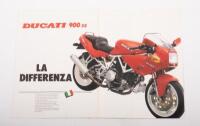 900 SS: A colour fold out 1992 Ducati 900 SS sales brochure, multilingual text including English [Location: Melbourne] - 2