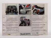 500 SL: A A4 colour single sheet 1981 Ducati 500 SL Pantah sales brochure, technical specifications to rear [Location: Melbourne] - 2