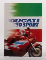 750 SPORT: A colour fold out Ducati 750 Sport 1988 sales brochure, technical data to rear [Location: Melbourne]
