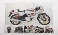 500 SL: A colour fold out Ducati 500 SL Pantah 1980 sales brochure, technical specifications to rear, A4 sized.[Location: Melbourne] - 2