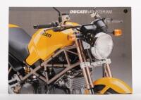 MONSTER 900: A colour single sheet 1998 Ducati 900 Monster sales brochure, technical data to rear [Location: Melbourne]