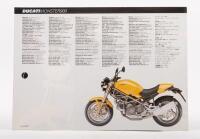 MONSTER 900: A colour single sheet 1998 Ducati 900 Monster sales brochure, technical data to rear [Location: Melbourne] - 2