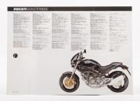 MONSTER 900S: A colour single sheet 1998 Ducati Monster 900SS sales brochure v - 2