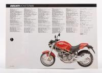 MONSTER 600: A colour single sheet 1998 Ducati&nbsp;Monster 900 sales brochure [Location: Melbourne] - 2