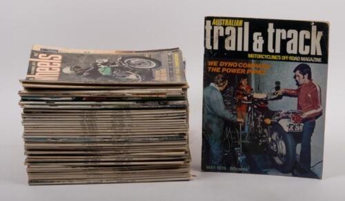 TWO WHEEL MAGAZINES: A collection of Two Wheels Magazines from 1972-1974 as well as, Cycle Guide, Motor Cyclist and others [Location: Melbourne]