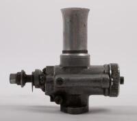 CARBURETTOR: An AMAL racing carburettor with a 1 1/16inch (27mm) throat size, external float chamber, has 10RN9&nbsp;stamped on the body, also has U21E&nbsp;stamped [Location: Melbourne]