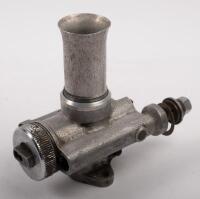 CARBURETTOR: An AMAL racing carburettor with a 1 1/16inch (27mm) throat size, external float chamber, has 10RN9&nbsp;stamped on the body, also has U21E&nbsp;stamped [Location: Melbourne] - 3